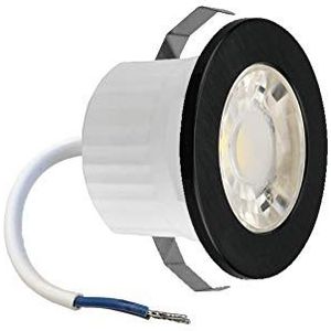 3w mini LED inbouwspot inbouwspot spot zwart 240 lumen beschermingsklasse IP54 warm wit