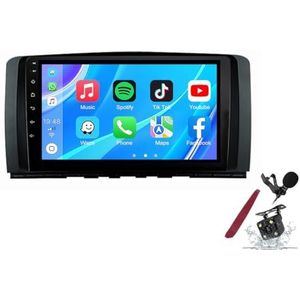 Android 14 Autoradio Navi voor B-enz R-Klasse(2006-2014) 9 inch touchscreen multimediaspeler met draadloze carplay GPS-navigatie FM RDS Bluetooth 5G-WiFi SWC DSP,M600s