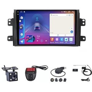 Android Double Din Car Stereo 9 Inch Touchscreen Autoradio Autotoebehoren Multimedia Stuurwielbediening met Navigatie Plug And Play Voor Suzuki SX4 2006-2013 (Size : M100S WIFI 1G+16G)