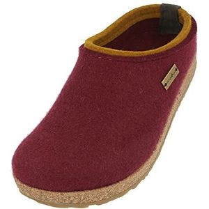 Haflinger Klompen muilezels voor dames Grizzly Kris 711056, grootte:38 EU, kleur:Rood