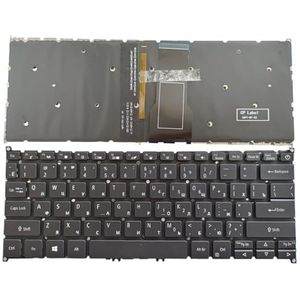 Voor FOR Swift voor SF314-54 56-54G-58RV/5472 voor Extensa voor EX214-52 51G-57SR/5631/Laptoptoetsenbord(Black backlit RU)