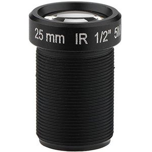 FOSA Lens voor CCTV-camera, 5 miljoen pixels, brandpuntsafstand 25 mm, nachtzicht, universele IR-lens voor M12 x 0,5 IP-camera's zoals , XiaoMi, Firefly, SJCAM