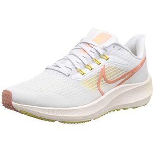 Nike Air Zoom Pegasus 39 Sneakers voor dames, Wit Roze, 40 EU