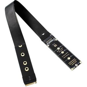 M.2 NVME Verlengkabel M-Key PCIe4.0 SSD Uitbreidingskaart M.2 SSD PCI- 4.0 X4 M Key Extender