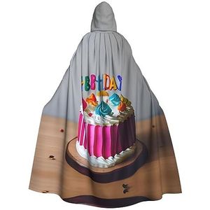 Gelukkige Verjaardag Cake Party Decoratie Cape, Vampier Mantel, Voor Vakantie Evenementen En Halloween Serie