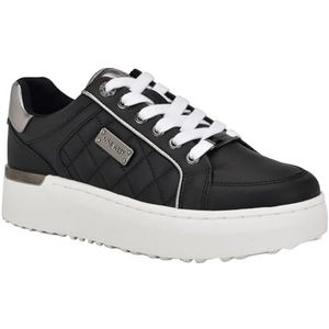 NINE WEST Cafee Sneaker voor dames, Zwart Tinnen 001, 39 EU