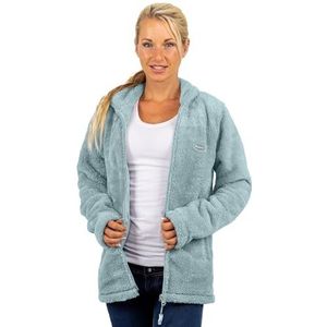 Reichstadt Dames fleecejack 22RSW002 Mint grijs M