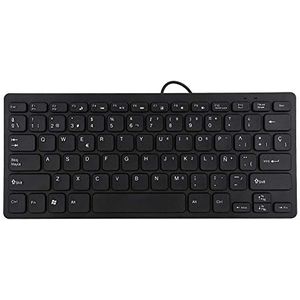 Bedraad toetsenbord, spatwaterdicht ontwerp Geen vervaging draagbaar toetsenbord, plug & play voor kantoor thuis
