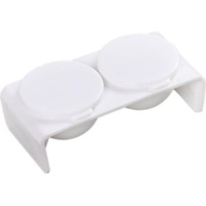 Nagels Technician's Essentiële 2 Gat Borstel Schoonmaak Cup Manicure Tool Georganiseerde Ruimtebesparende Nagels Art Accessoires Artistiek Borstel Onderhoud