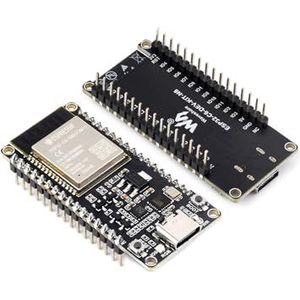 ESP32-C6 RISC-V Microcontroller WiFi 6 Development Board, Adopt ESP32-C6-WROOM-1-N8 Module, 160MHz Single-core Processor, Support USB and UART Development (with Pinheader)