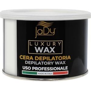 JaDy - Micromische ontharingswas, professioneel gebruik, zacht voor de gevoelige huid, Made in Italy, 400 ml warme was, wit, (1)