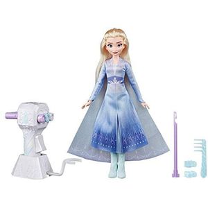 Disney ijskoningin vlechtpop met extra lange, styler en haarclips – speelgoed voor kinderen vanaf 5 jaar Elsa n/a