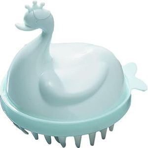 Hoofdhuidschrobder - Leuke Swan Scalp Massager Shampooborstel met zachte siliconen borstelharen | Afneembare hoofdscrubber hoofdhuidexfoliator haargroei en hoofdhuidverzorging Odavom