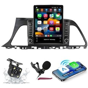 Android 14 Autoradio Navi voor H-yundai Sonata 9 (2015-2018) 9,7 ""schermradio met draadloze carplay Android Auto GPS Navigatieondersteuning Bluetooth 5.0 HIFI FM 5G-WiFi SWC MIC,M100s
