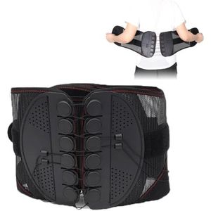 OIFAODAO, Taillesteun Draagbare verstelbare elastische infrarood zelfopwarming Magnetische therapie Rug-lumbale brace-riem ，Rugsteun(XL)