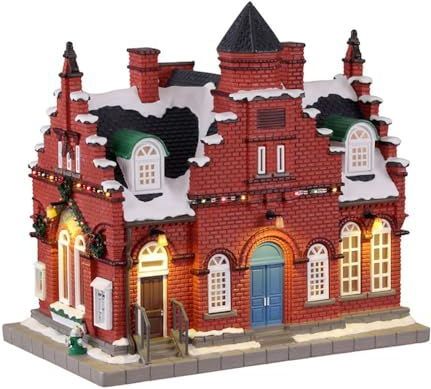 Lemax 15808-UK Norman Rockwell Lighted Buildings: Town Offices 1884