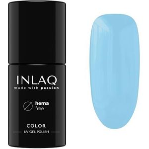 INLAQ® Gel Nagellak UV LED - Verschillende Kleuren - Gellak in Pasteltinten - Gel Nail Polish - Collectie Crazy Rainbow - Kleur Cornflower 6 ml