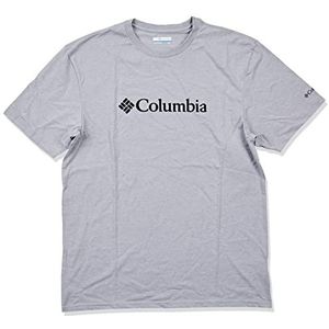 Columbia Heren T-shirt, CSC Basic Logo, Katoen - Praktisch en comfortabel T-shirt met korte mouwen voor dagelijks gebruik, Active Fit - Gemaakt van 100% katoen jersey voor optimale mobiliteit -