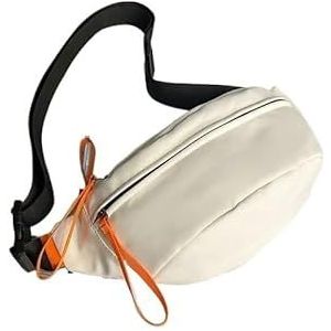 Heuptasje Dames Schoudertas Fanny Pack Grote telefoon Reizen Sport Dames Geld Heuptasje Herentas (Color : White Waist Bag)