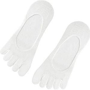 Womens teen gescheiden onzichtbare sokken ademend katoen siliconen grip antislip laag gesneden niet tonen ontwerp boot sokken kousen