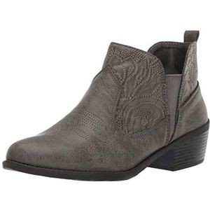 Easy Street Women's Legend Ankle Boot, Grey, 7.5 Wide