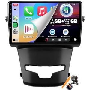 Y200s,YLOXFW Auto Stereo Android 15.0 Radio Sat Nav voor Korando 2014-2017 GPS Navi 9'' Cartablet Multimedia Video Player FM BT Ontvanger met Carplay 4G 5G WiFi DSP SWC