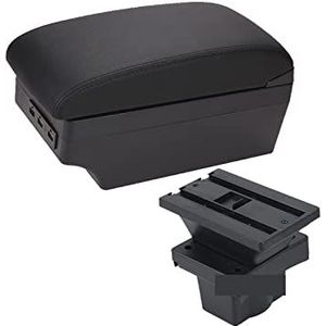 Armleuningen Middenconsole Gewapende Opbergdoos Auto Accessoires Voor Octavia Voor MK2 Voor Yeti 2005 2006 2008 2009 2010 2011(A2 Black line 7USB)