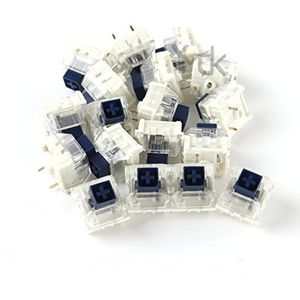 Groothandel 10 pcslot Kailh Box Navy Jade 3 pin Schakelaars IP56 Waterdicht Compatibel Cherry MX Schakelaars (blauw)