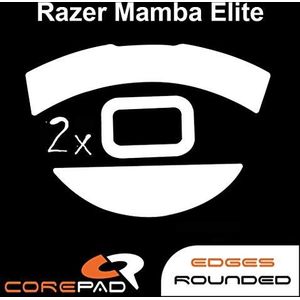 COREPAD Skatez - PRO 145 - Razer Mamba Elite - vervangende muisvoeten vervangende muisvoeten