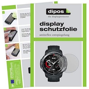 dipos I 2 x beschermfolie mat compatibel met Honor GS Pro Smartwatch (48 mm) folie displaybeschermfolie