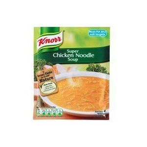Knorr Super Chicken Noodle Droge Soep 51g Geval van 12