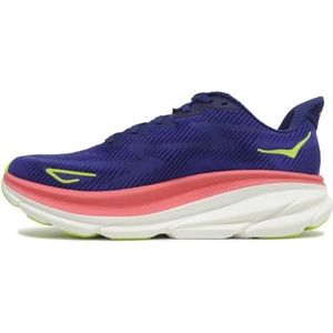 Hoka One One W Clifton 9 Sneaker voor dames, Avond Sky Coral, 37.5 EU