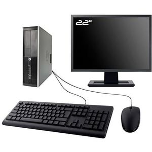 PC HP Compaq Elite 8300 SFF, display 22 inch Intel I3-3220 RAM, 32 GB SSD, 960 GB, W11 WiFi (gereviseerd)
