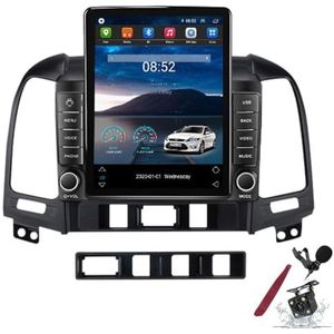 Android 15 Autoradio Sat Navi voor H-yundai Santa Fe (2006-2012) 9,7 Inch Android Head Unit multimedia speler met Carplay GPS-navigatie HIFI BT 5G WiFi SWC MIC DSP,M400s