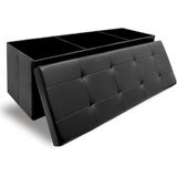 Dune Design - Zitbankje - Kunstleer - Opbergruimte 120L - Belastbaar tot 250kg