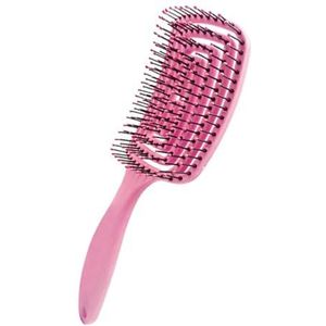 Haar Kam Massage Borstel Styling Tool ABS Lange Handvat Handily Gripped Compact Size Multifunctionele Professionele Geventileerde Kammen Roze