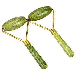 South Jade Roller Massager Gezicht Huidverzorging Rimpels Steen Schrapen Crystal Healing Gereedschap 1 Stks