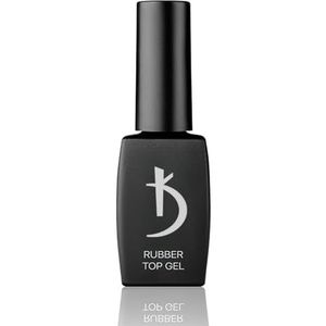 K Professionele toplaag gel UV - Rubber Top Coat gel nagellak - 12 ml - glanzende afwerking - geschikt voor manicure, doe-het-zelf, gelnagels - glans, grip, glitter