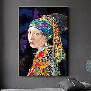 WallCircle - Wandcirkel ⌀ 30 - De muziekles - Johannes Vermeer - Ronde schilderijen WallCircle - Wandcirkel ⌀ 30 - De muziekles - Johannes Vermeer - Ronde schilderijen