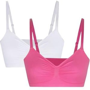 Draadloze Sculpt-bh Met Volledige Dekking Voor Dames, Verstelbare Bandjes En Naadloze Ondersteuning(2pcs-e,XX-Large)