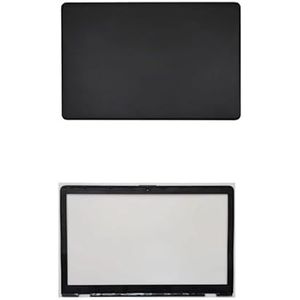 LCD-achterkantbehuizing, voorframebehuizing, behuizing voor HP 17-BS 17-BR 17-AK 17G-BR 17T-BS W129 W130(Black)