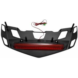 Motorfiets Bagagedrager Voor Goldwing 1800 GL1800 2018 2019 2020 Motorfiets Achterkofferbak Bagagerek Met LED Remlichtlamp Motorcylce Bagagerek(Red Len-Black)