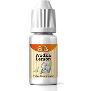 Ellis Aromen Vodka Lemon levensmiddelaroma vloeibaar voor levensmiddelen en vloeistoffen, voor het bakken, koken, zoals voor pap en kwark - caloriearm
