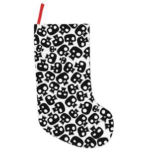 Schedels Print Kerst Kousen,Vakantie Party Decoraties