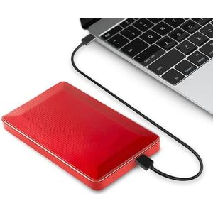 2,5 inch draagbare externe harde schijf 2 tb / 1 tb / 500 GB/120 GB, USB 3.0 HD back-upopslag, geschikt voor pc, desktop, laptop, venster, Macbook, Xbox One, Ps4 (120 GB, rood)