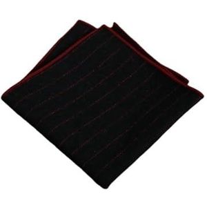 Bruin grijze zakdoek wol geruite streep zakdoek heren zakelijke trouwpakaccessoires (Color : 5)