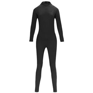 Neopreen wetsuit, complete duikuitrusting for heren, snorkel- en surfpak uit één stuk, winterwarmte (Color : BLACK, Size : XXXL)