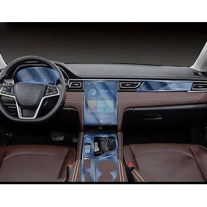 Beschermfolie voor autoconsole, Transparante TPU-beschermfolie for het interieur van de middenconsole auto, for JAC J7/A5 20-21, antikrasreparatiefolie, accessoires, hermontage(For Rhd)