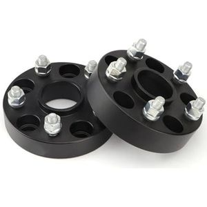 2 Stuks Universele Aluminium Wielafstandshouderadapter Voor Auto's Geschikt Voor 15 20 25 30 40 45 50mm PCD 5x108 CB 63.4 Or 60.1mm Velgenspacers(2PCS 40mm CB 63.4)