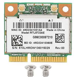 Bluetooth WiFi-kaart, Draadloze Netwerkkaart RTL8723AE 300M + Bluetooth4.0 Half Mini PCI-E Wlan Wifi-adapter